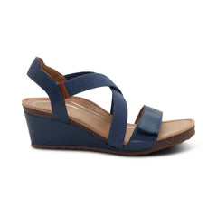 Kathy Platform Wedge - Navy