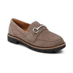 Collette Arch Support Loafer - Taupe Suede