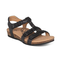 Reese Adjustable Gladiator Sandal - Black
