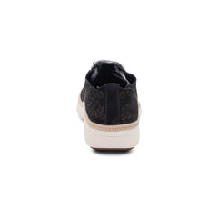 Charlotte Lace-Up Sneaker - Black Nubuck