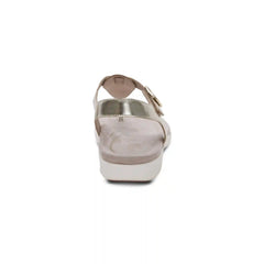 Tracey Adjustable Thong Sandal - Champagne