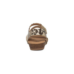 Jillian Braided Quarter Strap Sandal - Snake