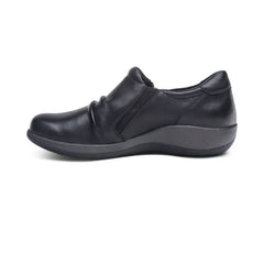 Katie Side Zip Slip-On - Black