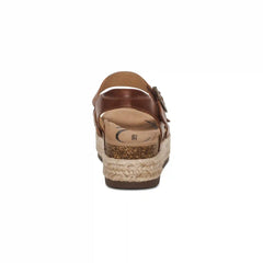 Paula Arch Support Platform Sandal - Walnut
