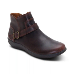 Leah Buckle Bootie - Cordovan