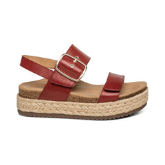 Vania Arch Support Platform Sandal - Red