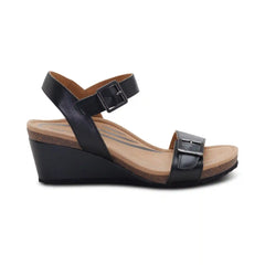 Naomi Platform Wedge - Black