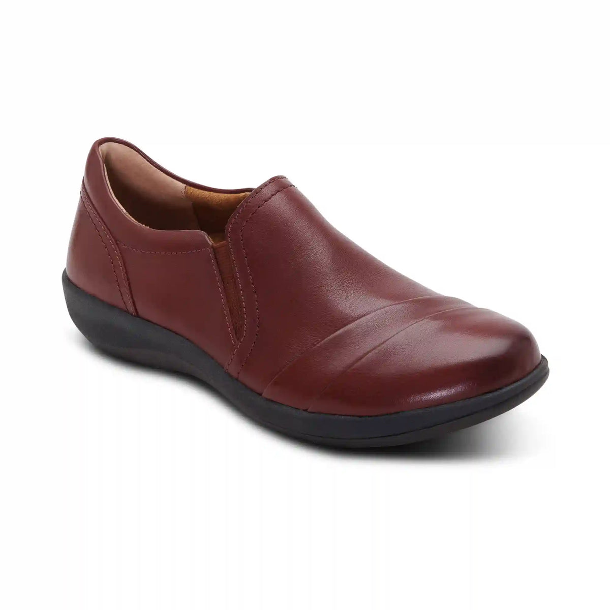 Helena Arch Support Slip-On - Burgundy