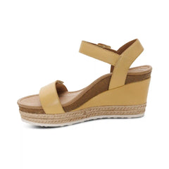 Sydney Quarter Strap Espadrille Wedge - Butter