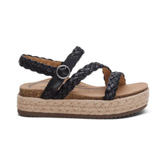 Julia Arch Support Platform Sandal - Black