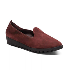 Liz Arch Support Slip-On - Burgundy