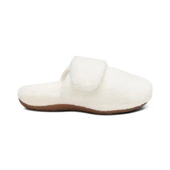 Mandy Closed Toe Slipper - Ivory