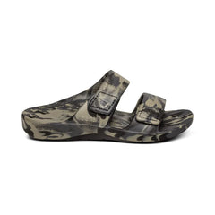 Milos Orthotic Men's Slides - Green Camo