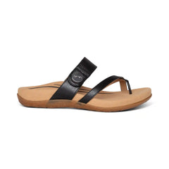 Izzy Adjustable Slide Sandal - Black