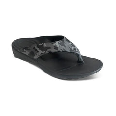 Maui Orthotic Men's Flips - Charcoal Camo