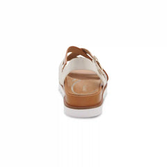 Carmen Cross Band Adjustable Sandal - Champagne Multi