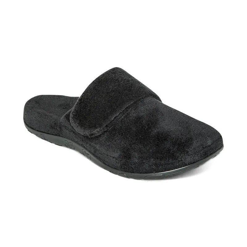 Mandy Closed Toe Slipper - Black