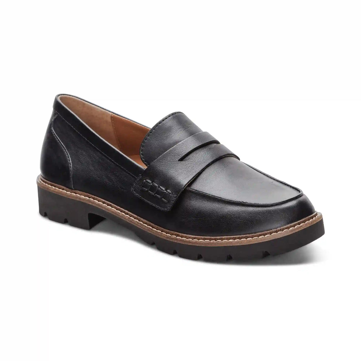 Collette Arch Support Loafer - Black