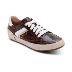 Tess Arch Support Sneaker - Brown Snake