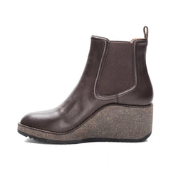 Dawn Wedge Boot - Dark Brown