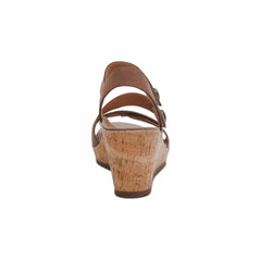 Madelyn Quarter Strap Wedge  - Taupe Multi
