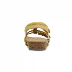 Reese Adjustable Gladiator Sandal - Yellow