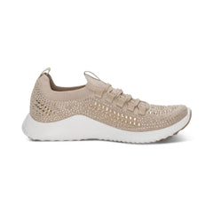 Carly Arch Support Sneaker - Tan Sparkle