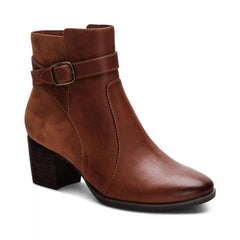 Rebecca Heel Boot - Cognac