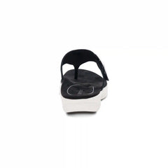 Donna Adjustable Thong Sandal - Black