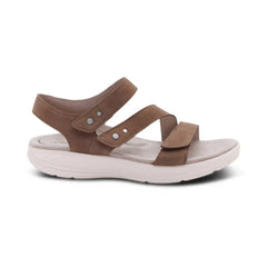 Savannah Adjustable Quarter Strap Sandal - Taupe