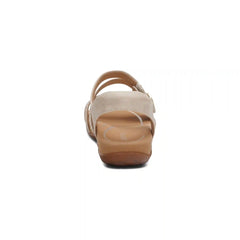Jess Adjustable Quarter Strap Sandal - Champagne Sparkle