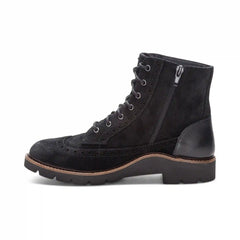 Margot Lace-Up Boot - Black