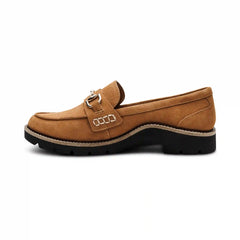Collette Arch Support Loafer - Tan Suede