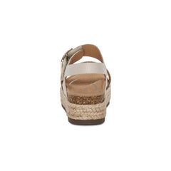 Vania Arch Support Platform Sandal - Cream
