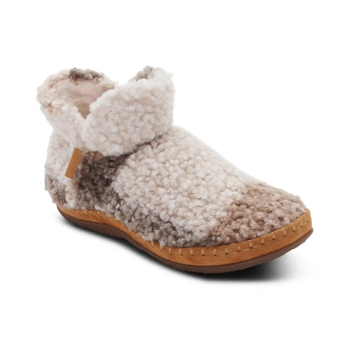 Malina Arch Support Slipper - Tan Plaid