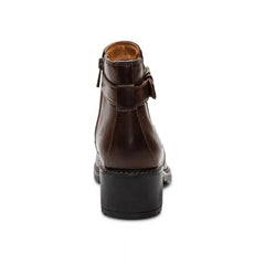 Layla Side Zip Boot - Dark Brown