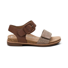 Claire Quarter Strap Sandal - Taupe Multi