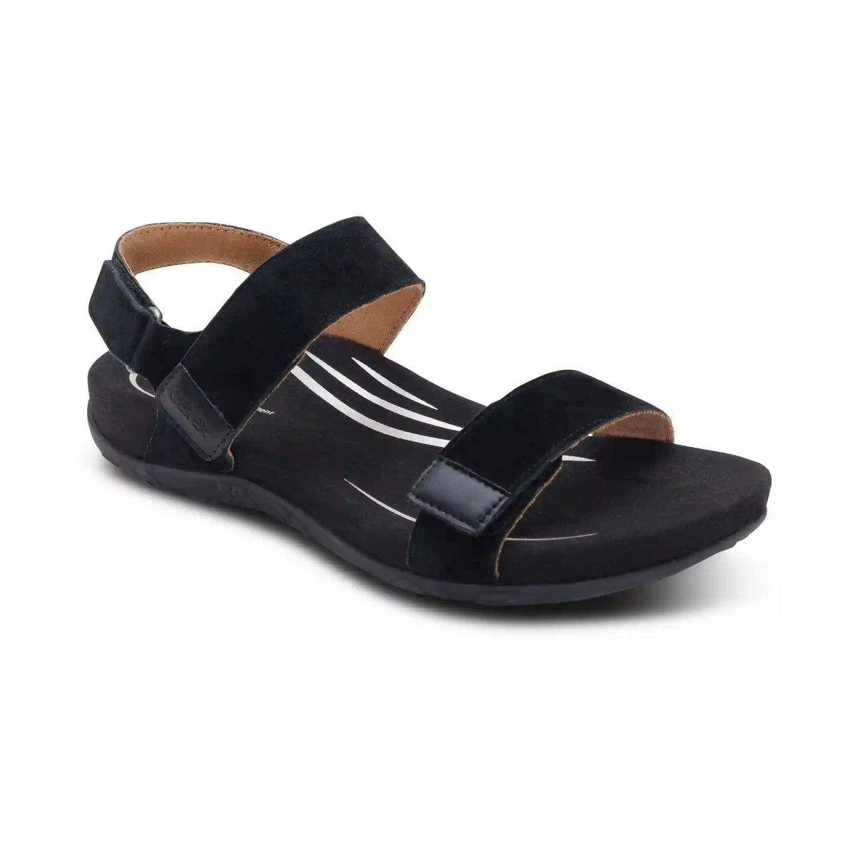 Leslie Arch Support Sandal - Black