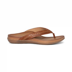 Emmy Braided Thong Sandal - Brown
