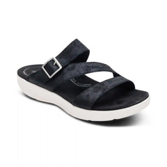 Jenny Adjustable Slide Sandal - Black