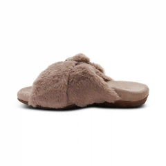 Macy Open-Toe Slipper - Mushroom