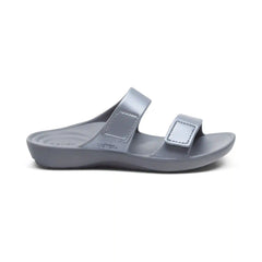 Kaia Two Band Slide - Pewter