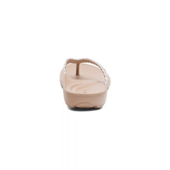 Vicki Braided Thong Sandal - Champagne Gloss