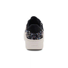 Aubrey Arch Support Platform Sneaker - Black Knit