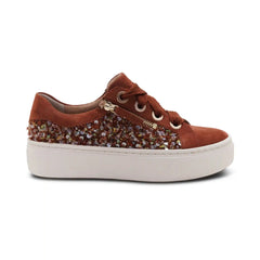 Aubrey Arch Support Platform Sneaker - Russet Knit