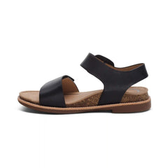 Claire Quarter Strap Sandal - Black