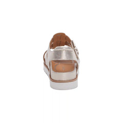 Romy Quarter Strap Cork Flat Sandal - Champagne