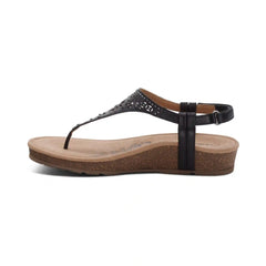 Evelyn Thong Sandal - Black