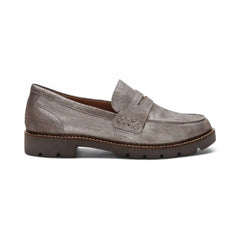 Collette Arch Support Loafer - Brushed Silver