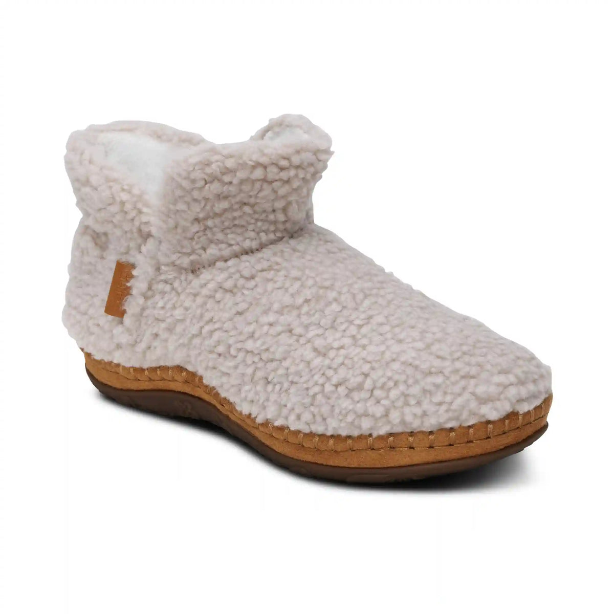 Malina Arch Support Slipper - Tan